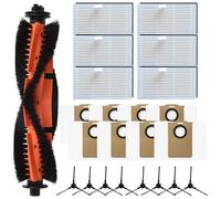Allthingstore Replacement Set For Cecotec FOR CONGA M20 Robot Vacuum Cleaner Containing Side Brushes, Main Brush, Dust Bags And Filters To Support Floor Maintenance(B)
