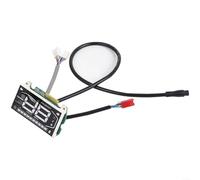 Allthingstore Replacement Wireless Dashboard For Ninebot For Zt3 Electric Scooter Clear Screen Speed For Battery Indicator KM/H For Mph Unit Switch, With Wire