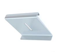 Allthingstore Silver Metal Desktop Bracket for Xiaomi for Sound 2 Max Smart Speaker, Compact Stable Design with Concealed Installation for Tidy Desk Setup