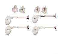 Allthingstore Soft Close Lid Support Hinges | for Upward-Opening Wooden Chests Trunks & Storage Boxes - 50 lb Capacity, Alloy Construction, 90°-105° Opening Angle(4pack)