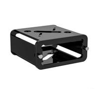 Allthingstore Under Desk Wall Mount Holder for Fosi Audio BT20A, Black Acrylic Space-Saving Desktop Organizer Stand with Easy Installation for Workspace