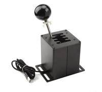 Allthingstore USB Sim Racing Shifter 7+R For ATS For ETS For WRC Games Compact Size 211017CM Black ABS Material