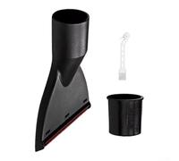 Allthingstore Vacuum Crevice Tool with Cleaning Brush, Extra Long Thin Nozzle for Tight Spaces, Compatible with 32mm & 35mm Suction Tips, Black