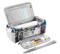 Allthingstore Waterproof Carrying Case for Cricut Joy Xtra Smart Cutting Machine with Pockets, Shoulder Strap(Printing)