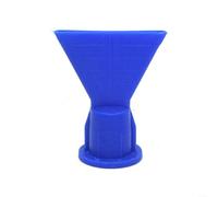 Allthingstore Wave Shape Silicon Cone Caulking Spare Part Nozzle, 5PCS Blue Flat Nozzle, For Cartridge Type Caulking