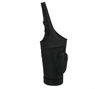 Allthingstore Well Structured Yoga Mat Carrying Case with a Zippered Waterproof Bottom Pocket (Black)