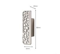 Allthingstore zinc Alloy Cabinet Handle with Hammer Pattern Design, Drawer Pull Suitable for Various Furniture Pieces Including wardrobes and cabinets (99mm)