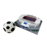 alltogetho 4800+pcs Paris Soccer Stadium with Soccer Ball Micro Mini Building Blocks Toy Set Creating an Exclusive Football Field, Proud Exhibits and Gift for Adult Fans, Challenging Artistic Works