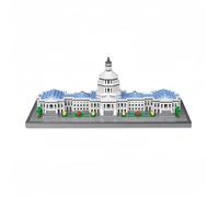 alltogetho Capitol City Construction Micro Building Blocks: US Mini Architecture - Assemble The Landmarks of America, Masterpiece Adult Toy Bricks