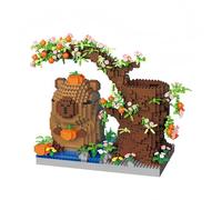 alltogetho Capybara Model Micro Mini Building Block Toy: Assemble Your Own Dual - Function Pen Holder & Decor - Perfect for Students, a Gift Filled with Joy
