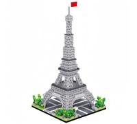 alltogetho Craft Iconic French Splendour with Paris Eiffel Tower Micro Mini Building Blocks Toys: Engaging Adult Crafts