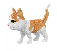 alltogetho Mini Cat Building Blocks Set - 1400pcs Yellow Micro Bricks for Adults, Collectible Toy for Cat Lovers, Choice of Gift Decorations for Elegance