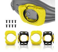alltoo 1 Pair Quick Release Cycling Shoes Cleats Self-Locking Pedal Aerodynamic for Wahoo SpeedPlay Zero (Yellow)