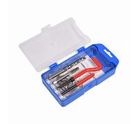 Alltooetools 15PC Thread Repair Tool M8 x 1.25mm with HSS Drill Bit and Helicoil Restoring Kit