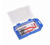 Alltooetools 25PC Thread Repair Tool M5 x 0.8mm with HSS Drill Bit and Helicoil Restoring Kit