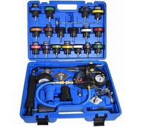 Alltooetools 28PC Radiator Coolant Pressure Tester Kit, Cooling System Pressure Leak Tester, Coolant Vacuum Refill Tool