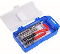 Alltooetools M10 X 1.5mm Thread Repair Tool Kit, Metric Helicoil Kit with HSS Drill Bit, 10PC Wire Thread Inserts