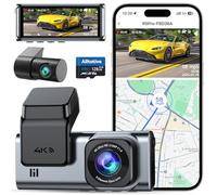 Alltotive 4K Dash Cam Front and Rear 2.5K, 5G WiFi GPS, Dual Car Camera with 128G SD Card, 3.16" IPS Screen, 24H Parking Mode, Night Vision, WDR, 170° Wide Angle, G-Sensor, Max 256GB, Dashcam(R5 Pro)