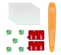 Alltotive Dash Cam Installation Kit,1 x Installation Pry Tool, 4 Cable Clips, 4 Static Cling Stickers, 2 Double-Sided Adhesive Pad