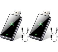 Alltotive S1 Wireless CarPlay Adapter for iPhone - Convert Wired to Wireless CarPlay, Plug and Play, Supports USB and Type-C, Compatible with iPhone iOS 10+ & Cars from 2016 (Pack of 2)