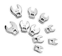Alltrade 640830 3/8" Dr. Crowfoot Wrench Set, 10 Piece,Silver