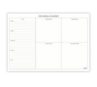 ALLTRADE A3 Weekly Planner Desk Pad 120gsm FSC® Paper with to Do List. Tear-Off A3 Paper Made in Britain® Jotter for Home Office Study Planner Daily Organiser for Work Schedules or Doodle Great Gift