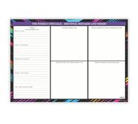 ALLTRADE A3 Weekly Planner Desk Pad 120gsm FSC® paper with To Do List. Tear-Off A3 paper MADE IN BRITAIN® Jotter for Home Office Study Planner Daily Organiser for Work Schedules or Doodle Great Gift