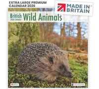 ALLTRADE Calendar 2026 British Wildlife 2026 Calendar UK Holidays Premium MADE IN BRITAIN® with 100% Solar Energy on FSC® paper Photos by LAURIE CAMPBELL Supports Carbon Capture with Tree Planting
