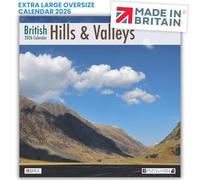 ALLTRADE Calendar 2026 Landscape British Hills & Valleys Gift 2026 Calendar UK Holidays MADE IN BRITAIN® on FSC® Paper Photos ARCHIE MILES & LAURIE CAMPBELL Supports Woodland Trust Tree Planting