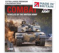 ALLTRADE Calendar 2026 Tanks & Combat Vehicles of The British Army Official Large Oversized Premium Wall 2026 Calendar UK Holidays MADE IN BRITAIN® on FSC® paper Carbon Capture by Trees Planted in UK