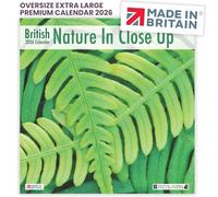 ALLTRADE Calendar 2026 UK Holidays Nature Great Gift MADE IN BRITAIN® Photos by ARCHIE MILES & LAURIE CAMPBELL on FSC® Paper Supports Woodland Trust Tree Planting Nature In Close Up 2026 Calendar