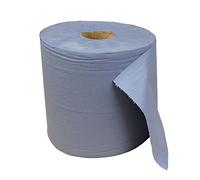 AllTrade Direct 2 x Jumbo Industrial Blue Roll 2 Ply 350m Embossed Heavy Duty Paper Hand Towel Workshop
