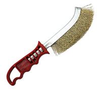 AllTrade Direct Brake Caliper Hand Wire Brush Brass Plated Red Handle not Spid