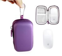 Alltravel Case for Apple Magic Mouse and Magic Mouse 2 (Purple) | Portable travel organizer