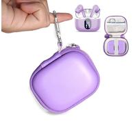 Alltravel Earbuds Case for Btootos A90 Pro Wireless Earbuds, Bluetooth 5.4 Headphones Bass Stereo (Purple)