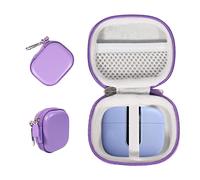 Alltravel True Wireless Earbuds Case Compatible with TAGARY, TOZO Wireless Earbuds Like T6, T12, TA, NC9, NC2 (Purple)