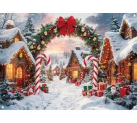Alltten 94.4''x70.8'' Christmas backdrops for Photography Christmas Photo Backdrop Winter Backdrop fondos navideños para fotografias F371