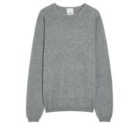 Allude Elbow Patch Cotton and Cashmere-blend Jumper - Grey - S