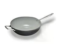 Alluflon Moneta ARMONIA FINEGRES Wok Pan 32cm Dual Handle Black 0005394332