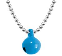 Allumer Women's Allumette Bell Silver Necklace in Bright Blue Allumer Bright Blue One Size