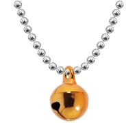 Allumer Women's Allumette Bell Silver Necklace in Orange Allumer Orange One Size
