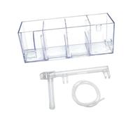 AlluraPet Aquarium Filter Box Fish Tank Filter Hanging External Filter with Flow Control Valve for Aquarium Turtle Tank Accessories- single box with hose