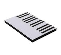 AlluraPet Cat Scratching Board Lounge Bed Piano Key Design Corrugated Paper Grinding Claw Pad 17.32x11.02x0.79 Inch