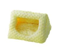 AlluraPet Cozy Hamster Bed Guinea Pig Bed Warm Comfortable Hideout for Small Animals Chinchillas Dragons 11.81x9.06x7.87inch
