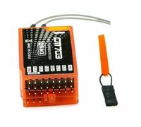 AlluraPet Orange CM703 7CH DSMX Compatible Receiver- 2.4GHz 7-Channel RC Receiver with PPM/PWM Output, Enhanced Anti-Interference, for Spektrum/JR Transmitters