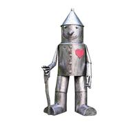 AlluraPet Resin Tin Man Garden Statue Outdoor Decor Collectible Sculpture Lawn Ornament 2.76x2.36x5.51inch