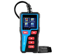 AlluraPet Scanner Diagnose Tool AT300 Cars Code Reader OBDII Check Engine Light Fault Test Professional Live Data Screen Display Handheld Auto Diagnostic
