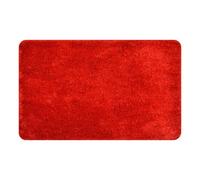 Bling Microfibre Non-Slip Sparkle Bath Mat Allure Bath Fashions Red One Size