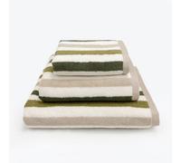 Allure Bath Fashions Cali Luxury Striped Bath Sheet - Green
