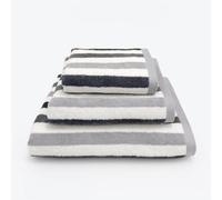 Allure Bath Fashions Cali Luxury Striped Hand Towel - Grey